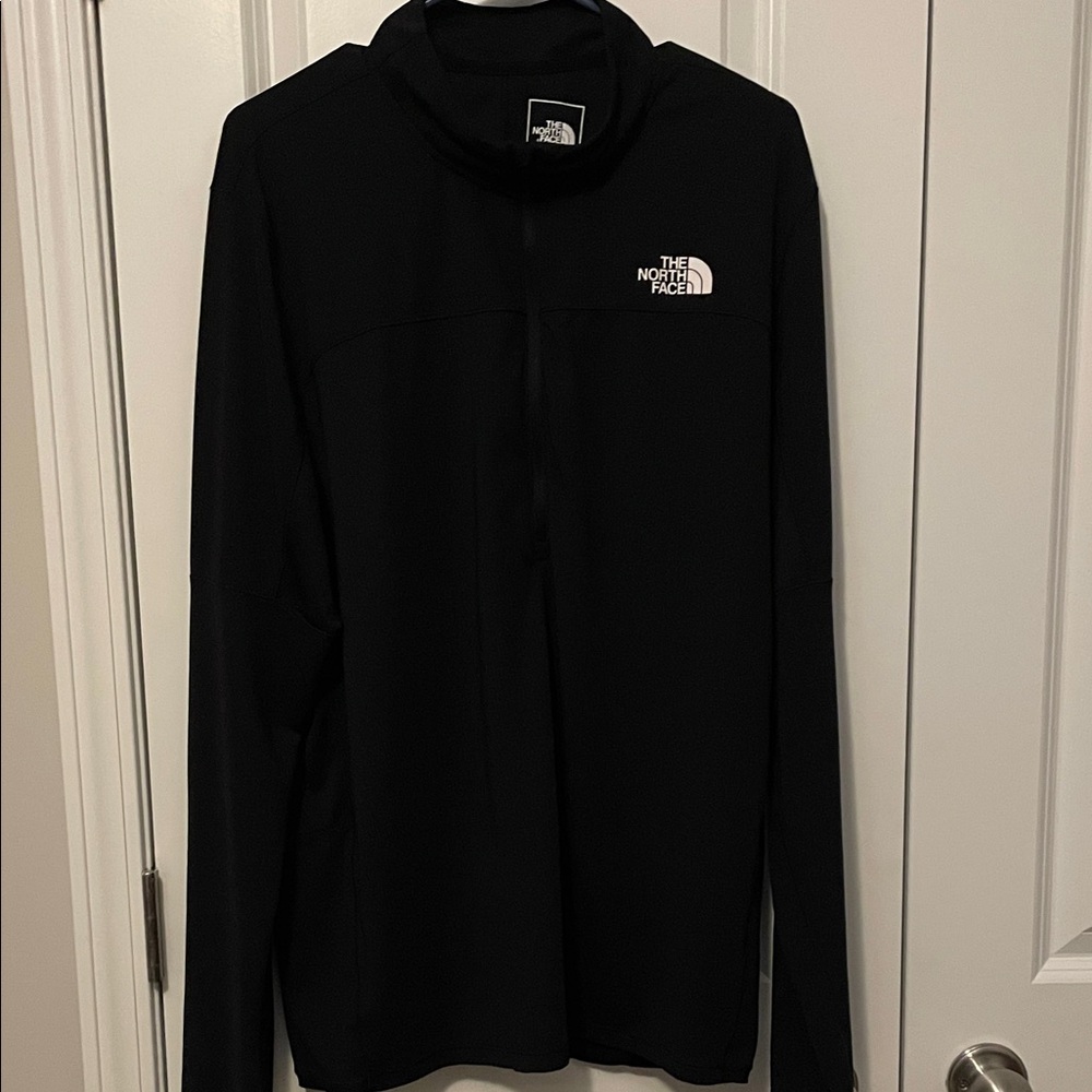Mens The North Face Black Half-Zip Performance Top